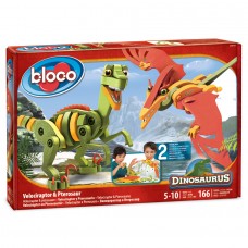 Конструктор «Bloco» Динозавры: «Велоцираптор и Птерозавр»