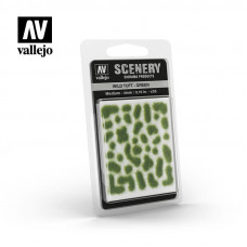 Трава для моделирования VALLEJO SCENERY: WILD TUFT - GREEN 4mm