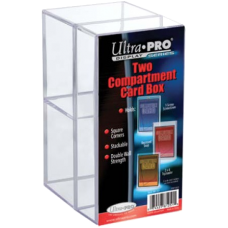 Коробка для карт: Ultra-Pro (2 отделения, прозрачная)