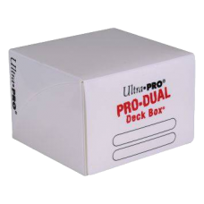 Коробка для карт: Ultra PRO "PRO-DUAL" (Белая)