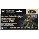 Model Color Set WWII German Fallschirmjager Mediterranean Theater (8)