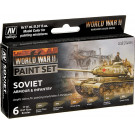 Model Color Set WWII Soviet Armour & Infantry (6)