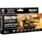 Model Color Set WWIII American Armour & Infantry (8)