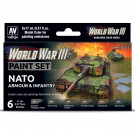 Model Color Set WWIII NATO Armour & Infantry (6)