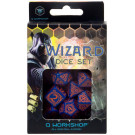 Набор кубиков Wizard Dark-Blue & Orange Dice Set