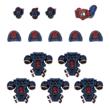 Warhammer 40000: Crimson Fists Assault Squad Upgrade Pack