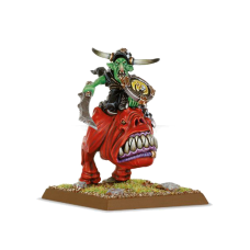 Warhammer: Night Goblin Warboss on Great Cave Squig