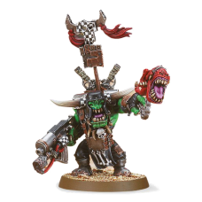 Warhammer 40000: Ork Warboss with Attack Squig